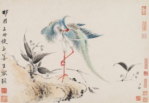 Vogels en bloemen